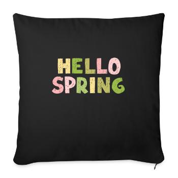 First Day Of Spring Equinox - Sofakissen mit Füllung 45 x 45 cm - Schwarz - Vorne