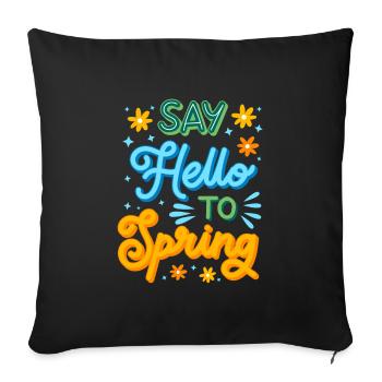 First Day Of Spring Equinox - Sofakissen mit Füllung 45 x 45 cm - Schwarz - Vorne