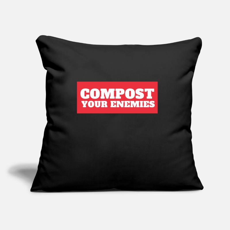 Compostez vos ennemis Coussin et housse de 45 x 45 cm