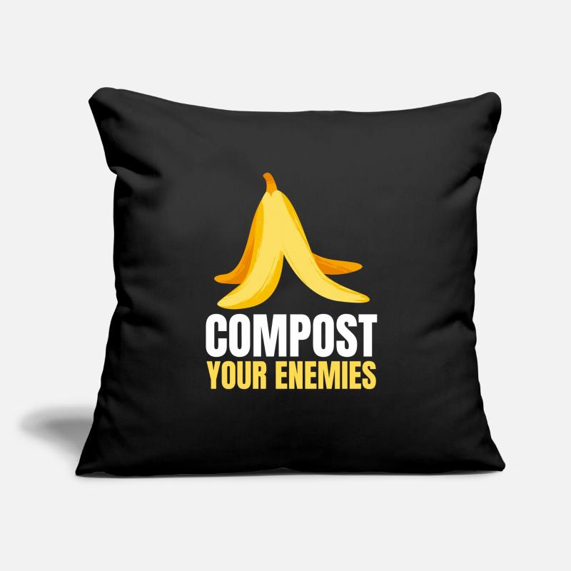 Compostez vos ennemis Coussin et housse de 45 x 45 cm