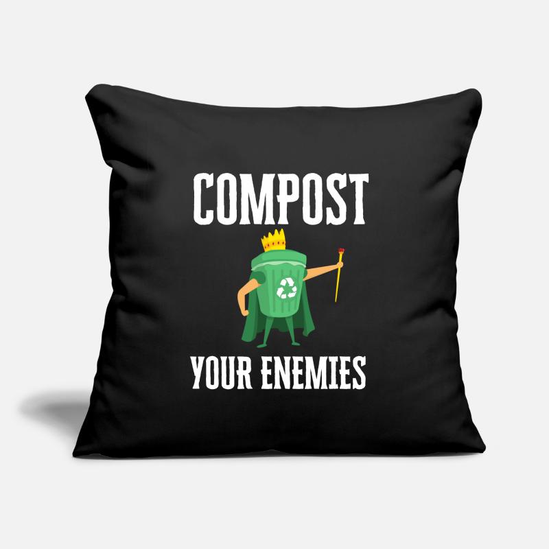 Compostez vos ennemis Coussin et housse de 45 x 45 cm