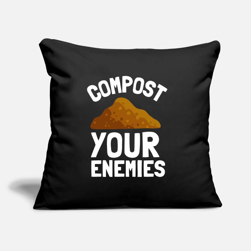 Compostez vos ennemis Coussin et housse de 45 x 45 cm
