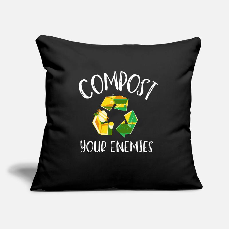 Compost Your Enemies Sofa pillow with filling 45cm x 45cm