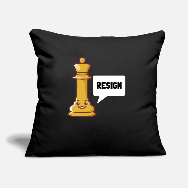 Chess Please Resign Sofa pillow with filling 45cm x 45cm