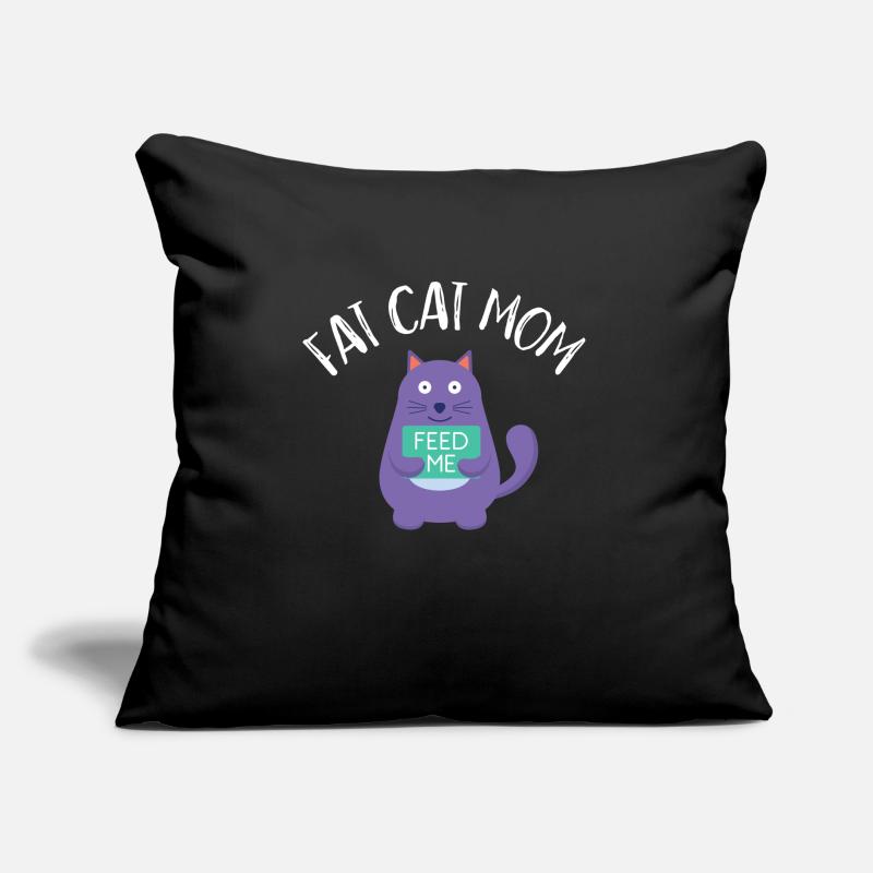 Fat Cat Obesity Sofakissen mit Füllung 45 x 45 cm