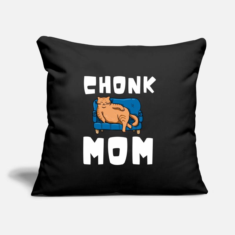 Chonk Cat Obésité Coussin et housse de 45 x 45 cm