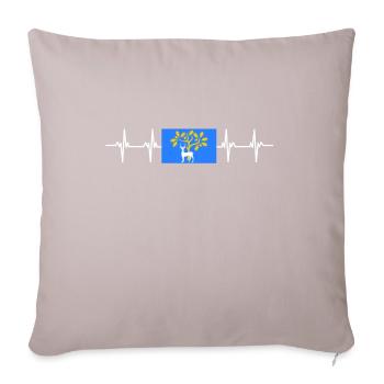 United Kingdom Berkshire Flag - Sofa pillow with filling 45cm x 45cm - light taupe - Front