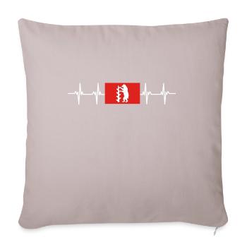 United Kingdom Warwickshire Flag - Sofakissen mit Füllung 45 x 45 cm - helles Taupe - Vorne
