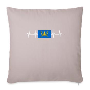 United Kingdom Suffolk Flag - Sofakissen mit Füllung 45 x 45 cm - helles Taupe - Vorne