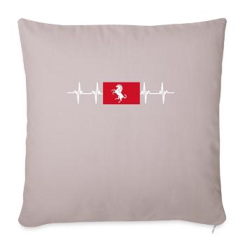 United Kingdom Kent Flag - Sofakissen mit Füllung 45 x 45 cm - helles Taupe - Vorne