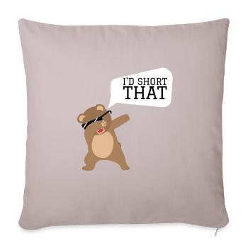 Volatility Options Trading Trader - Sofa pillow with filling 45cm x 45cm - light taupe - Front