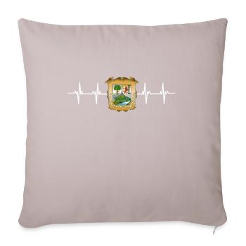 Drapeau mexicain du Mexique Coahuila - Coussin et housse de 45 x 45 cm - taupe clair - Devant