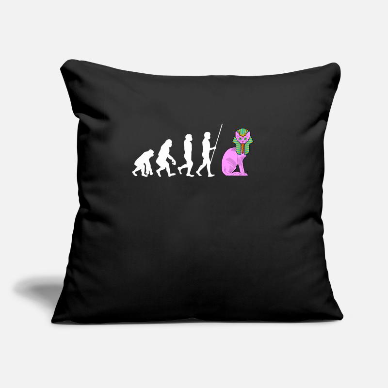 Sphynx Maman Chat Sans Poils Propriétaire de Chat Coussin et housse de 45 x 45 cm