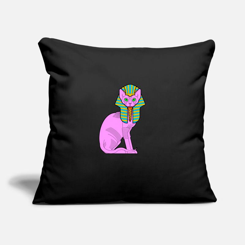 Sphynx Maman Chat Sans Poils Propriétaire de Chat Coussin et housse de 45 x 45 cm