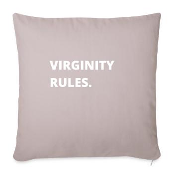 Christian Church - Virginity Rules - Sofa pillow with filling 45cm x 45cm - light taupe - Front