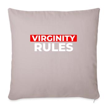 Christian Church - Virginity Rules - Sofa pillow with filling 45cm x 45cm - light taupe - Front