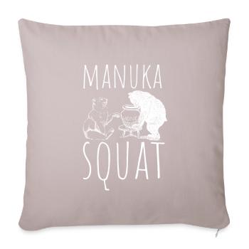 Apiculteur néo-zélandais - Manuka Honey - Coussin et housse de 45 x 45 cm - taupe clair - Devant