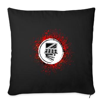 Make Up Cosmetic Icon - Sofa pillow with filling 45cm x 45cm - black - Front