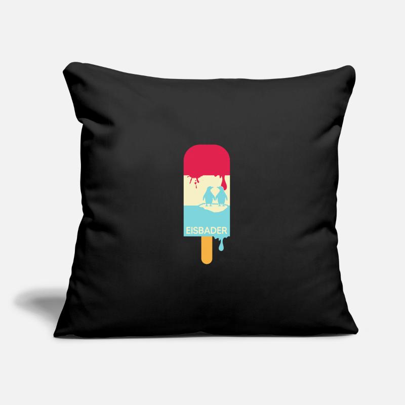 Eisbader Eiszeit im Eisbad Sofakissen mit Füllung 45 x 45 cm