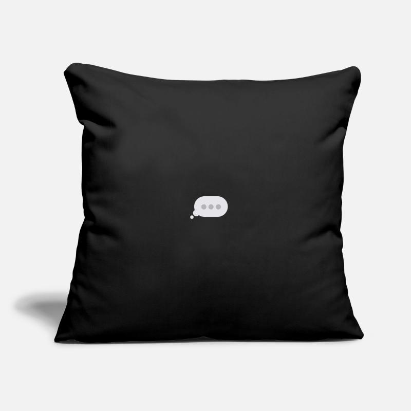 Typing Sofa pillow with filling 45cm x 45cm