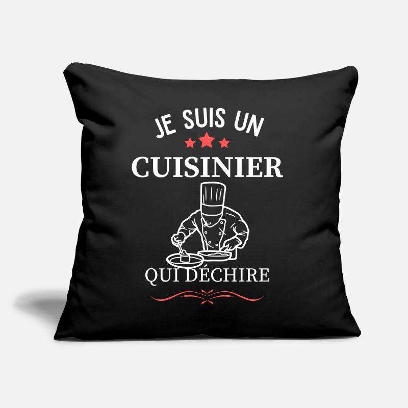 Cuisinier Qui Déchire Coussin et housse de 45 x 45 cm