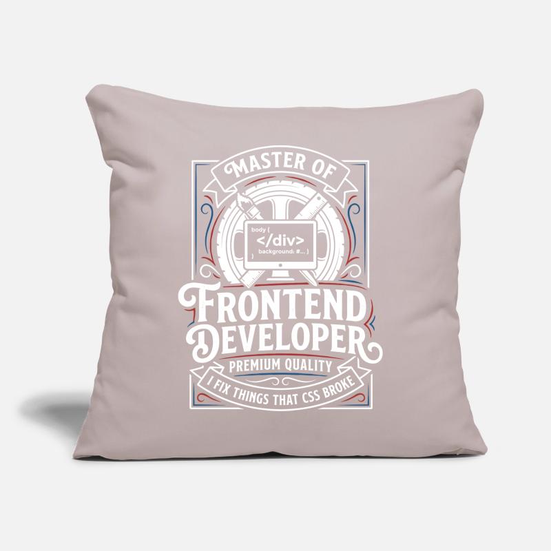 Maître frontend : art CSS HTML Coussin et housse de 45 x 45 cm