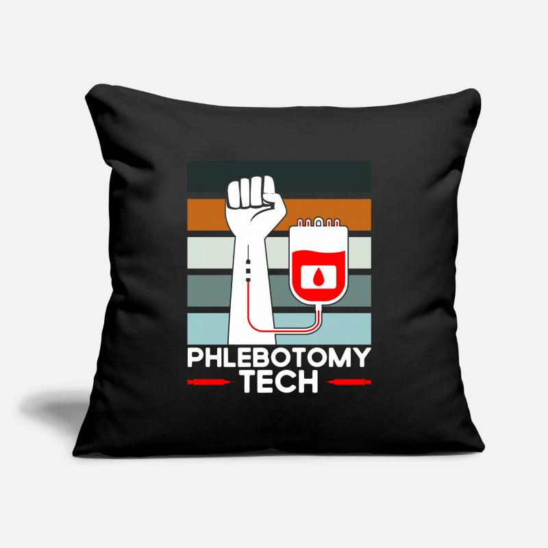 Phlebotomy Blood Sample Phlebotomist Tech Gift Sofa pillow with filling 45cm x 45cm