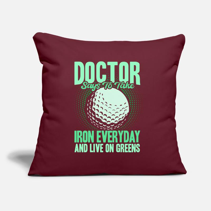 Play Golf Golfers Golf Course Gift Sofa pillow with filling 45cm x 45cm