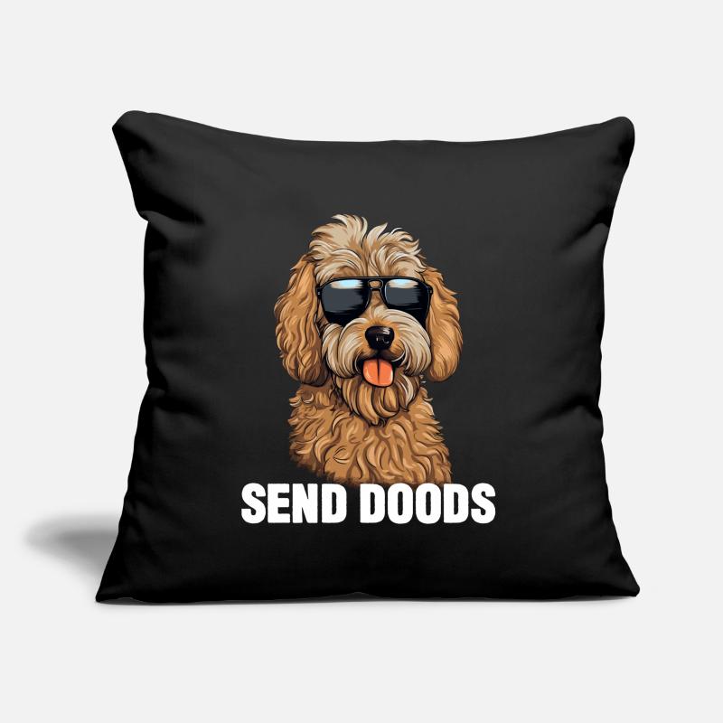 Goldendoodle Send Doods Sofakissen mit Füllung 45 x 45 cm