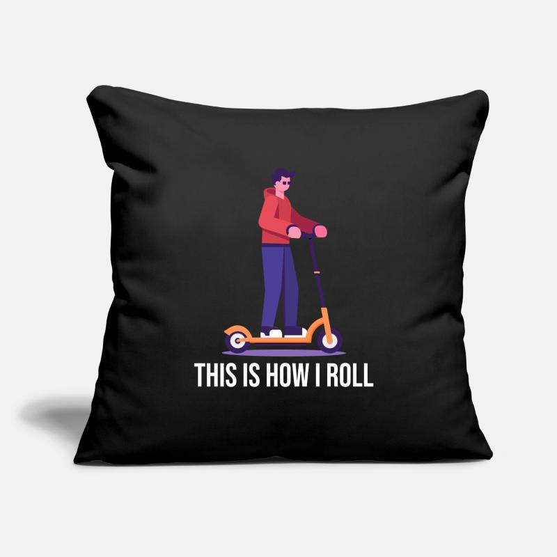 Scootering C’est comme ça que je roule Coussin et housse de 45 x 45 cm