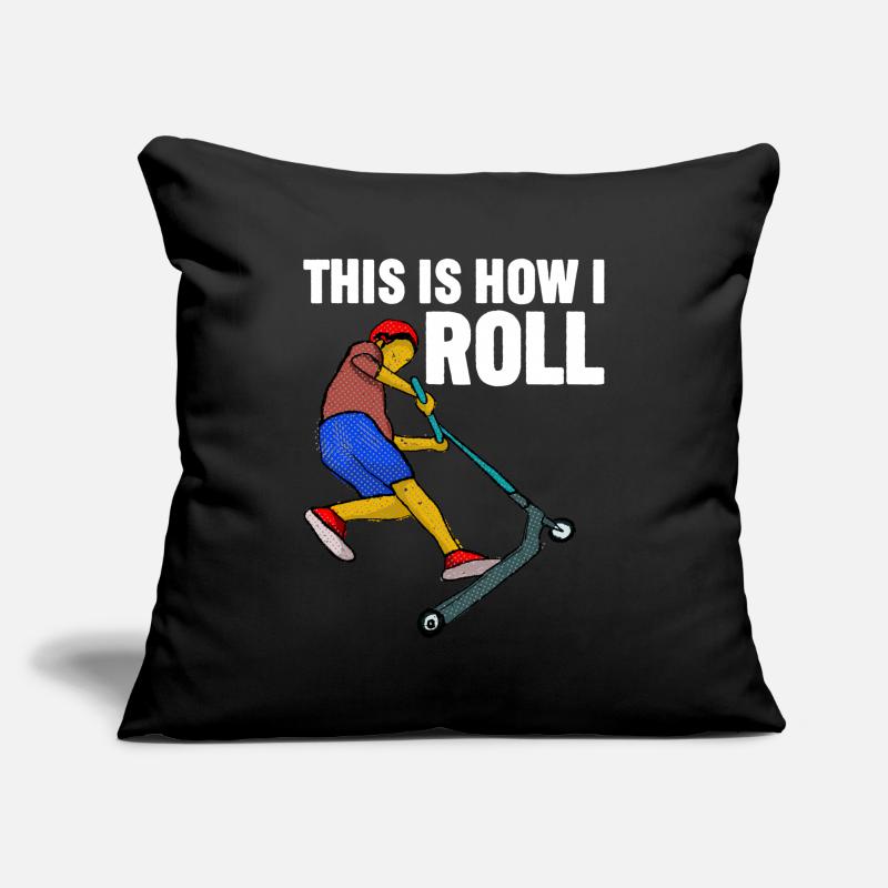 Scootering C’est comme ça que je roule Coussin et housse de 45 x 45 cm
