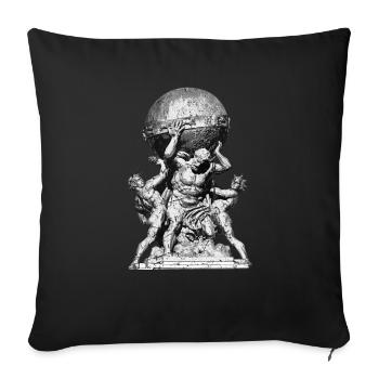 Greek Mythology Ancient Greece Greek Gods - Sofa pillow with filling 45cm x 45cm - black - Front