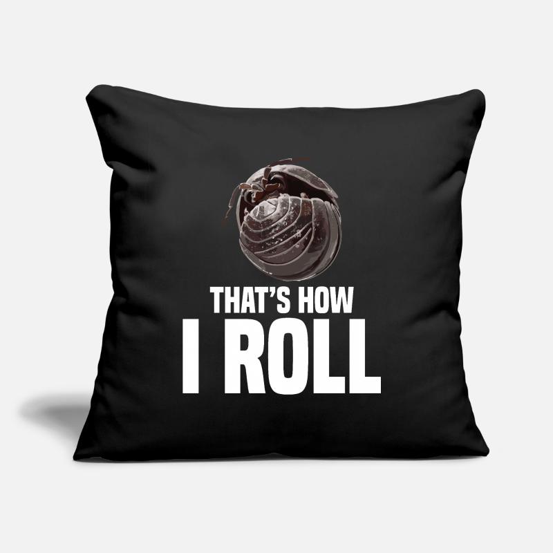 Pill Bug That´s how I roll Entomologist Rollie Sofakissen mit Füllung 45 x 45 cm