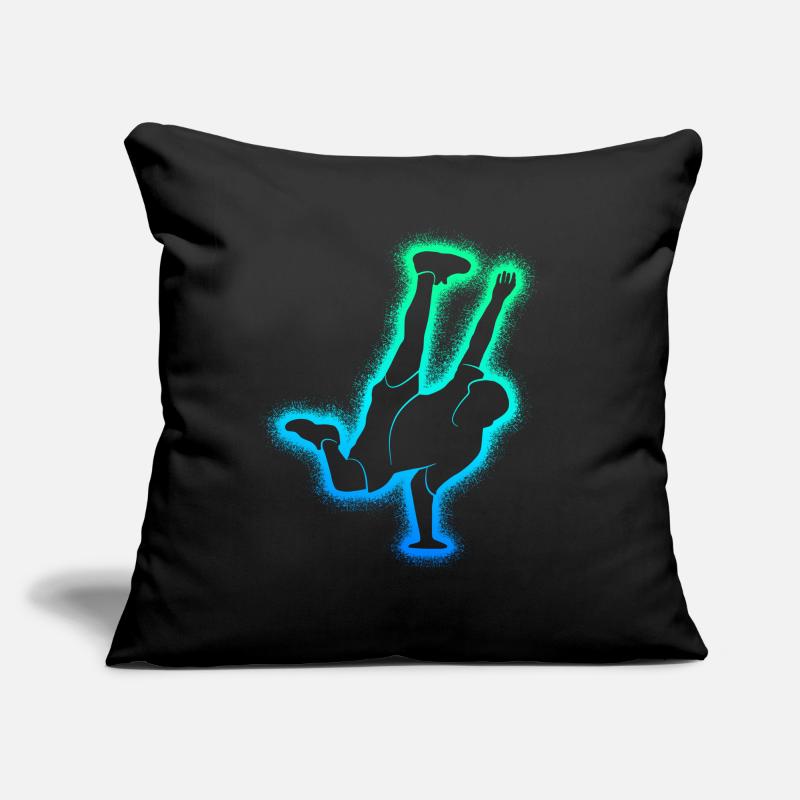 Breakdance Danse Breakdancer Enfants Breakdance Coussin et housse de 45 x 45 cm
