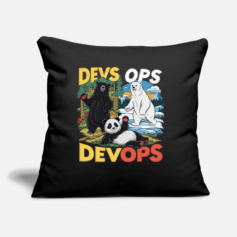 Devops Sofakissen mit Füllung 45 x 45 cm