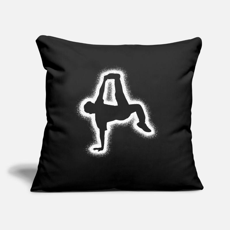 Breakdance Breakdancer Danse Enfants Breakdancer Coussin et housse de 45 x 45 cm