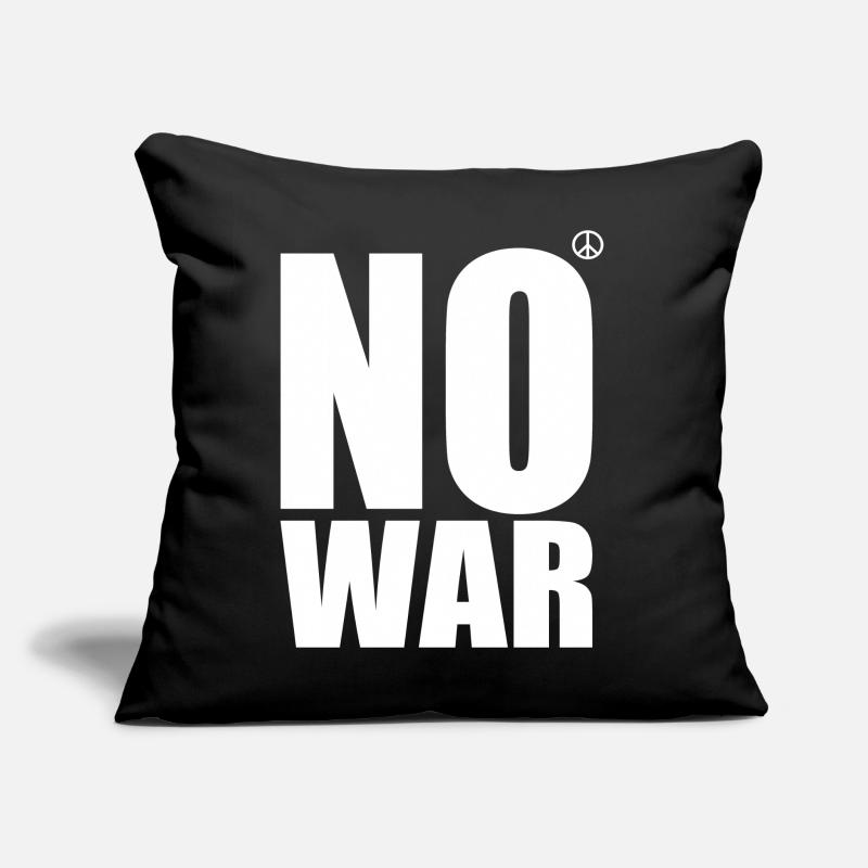 No war Sofa pillow with filling 45cm x 45cm