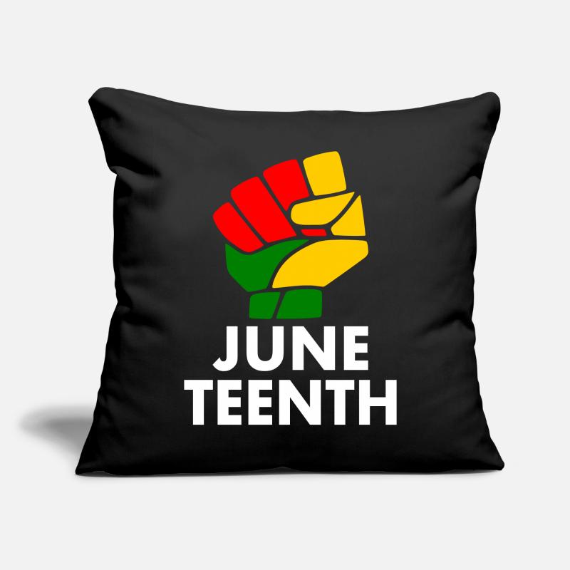 juneteenth Coussin et housse de 45 x 45 cm