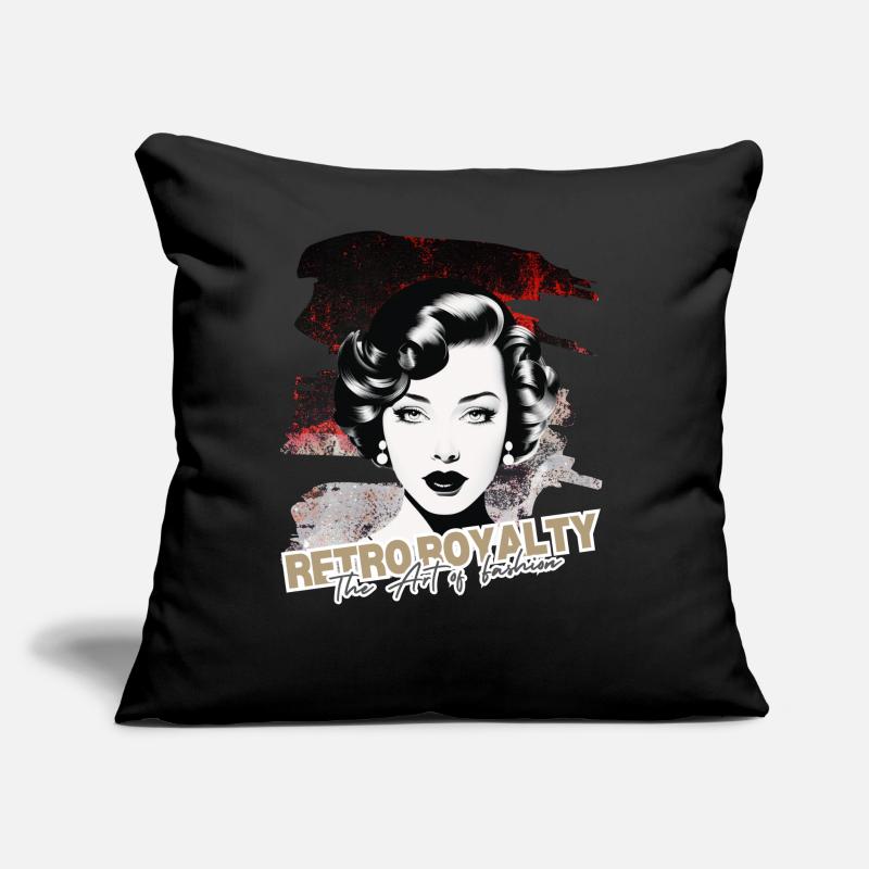 Royauté rétro Coussin et housse de 45 x 45 cm