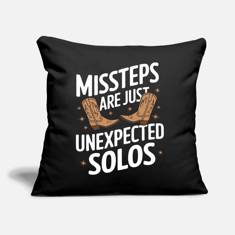 Line Dancing Dancing Dancers Sofa pillow with filling 45cm x 45cm
