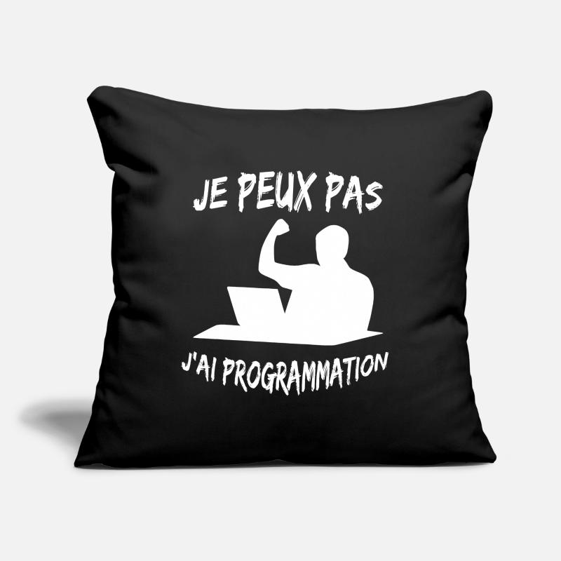 je peux pas j'ai programmation Coussin et housse de 45 x 45 cm