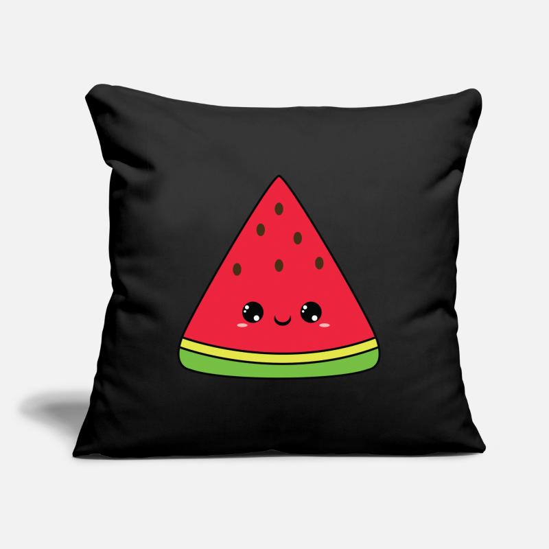 douce pastèque, fruit de sperme, fruit mignon Coussin et housse de 45 x 45 cm