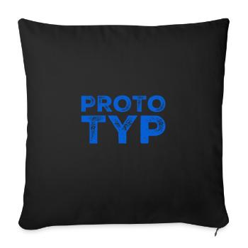 I'm one of a kind - Sofa pillow with filling 45cm x 45cm - black - Front
