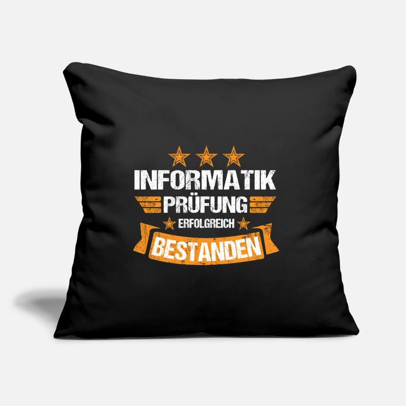 Informatik Studium Prüfung Abschluss bestanden Sofakissen mit Füllung 45 x 45 cm