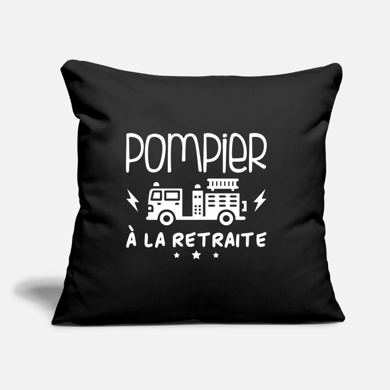 Pompier À La Retraite Coussin et housse de 45 x 45 cm