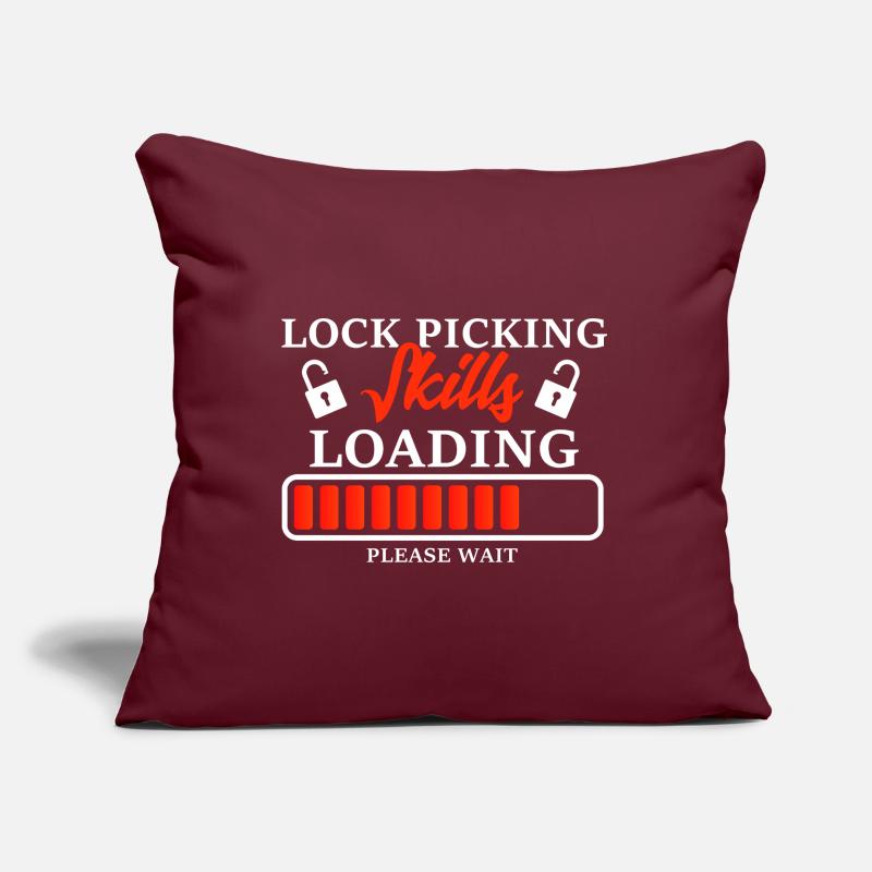 Locks crack Locksmith Lock cracking Sofa pillow with filling 45cm x 45cm
