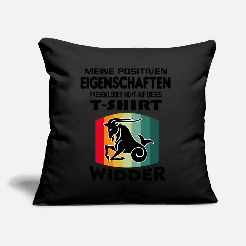 Geburtstag Sternzeichen Retro Widder Sofakissen mit Füllung 45 x 45 cm