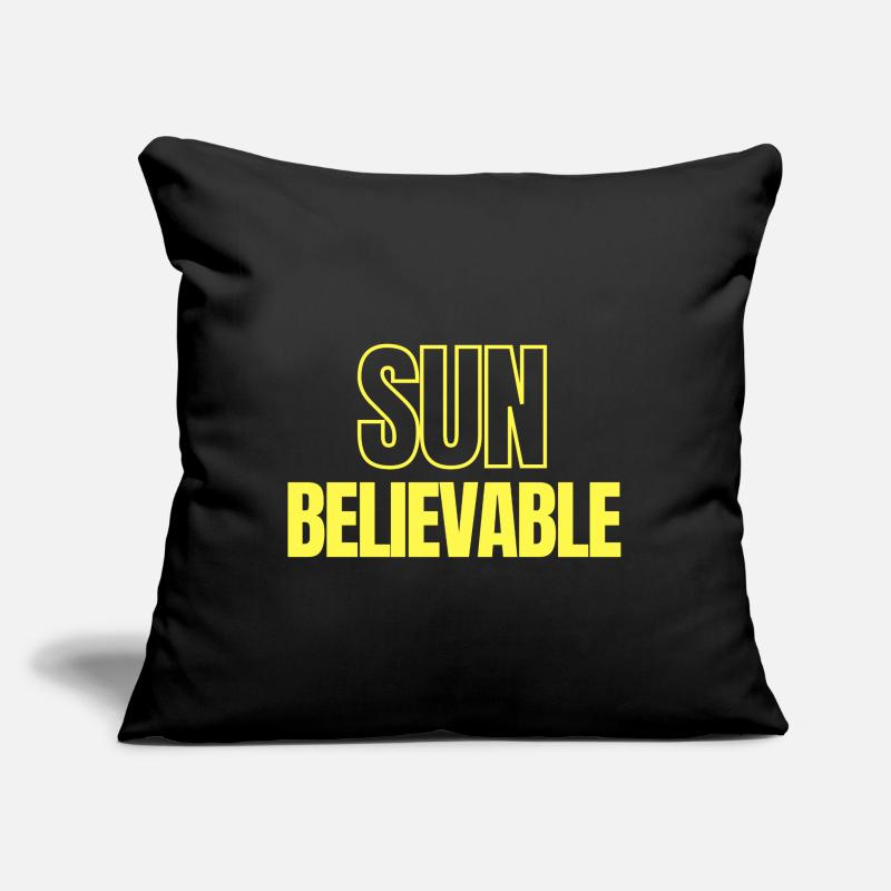 SUNbelievable - Incroyable ! Coussin et housse de 45 x 45 cm