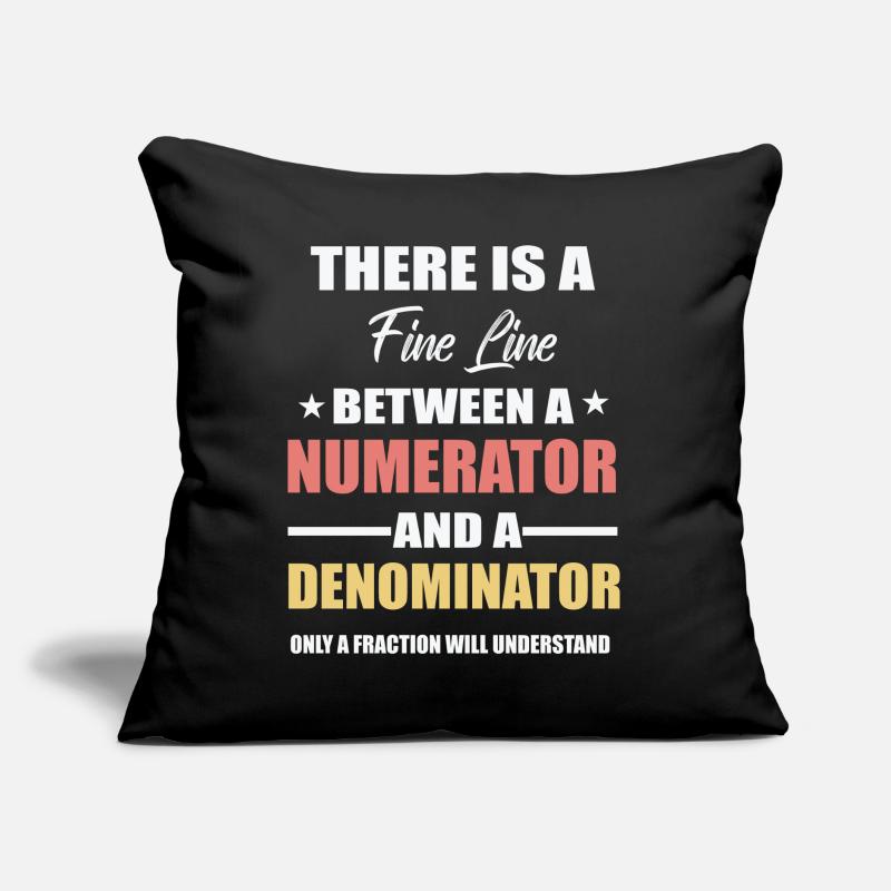 Funny Math Quote Math Teacher Math Sayings Sofa pillow with filling 45cm x 45cm