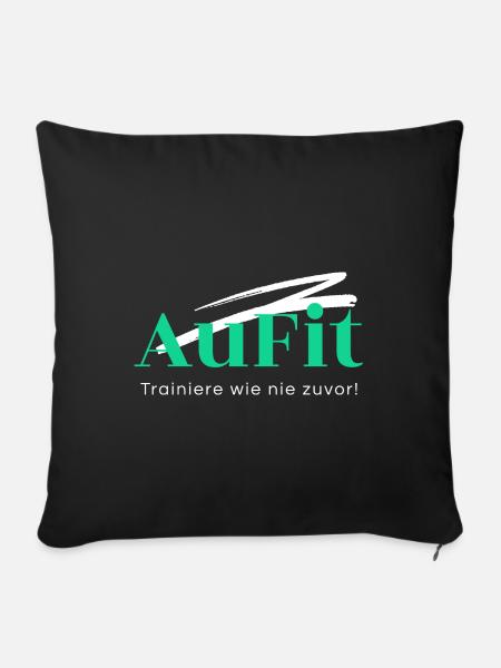 Original auf Transparenz - Sofakissen mit Füllung 45 x 45 cm - Schwarz